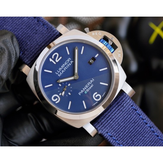 Panerai-PAM1356 Luminor 44mm Blue Dial SS/NY V7F A9010
