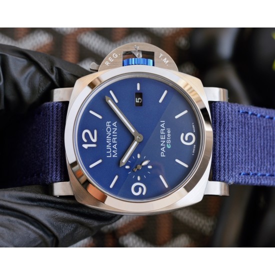 Panerai-PAM1356 Luminor 44mm Blue Dial SS/NY V7F A9010