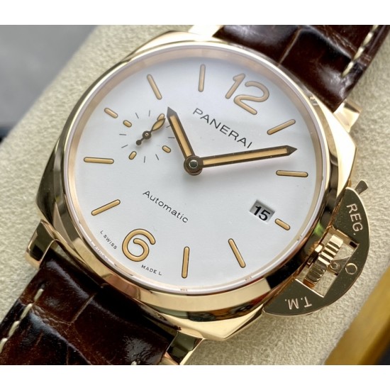 Panerai-Luminor Due PAM1042 42mm RG/LE White VSF P900