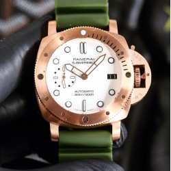 Panerai-Submersible PAM2223 42mm RG/RU White Dial VSF P900