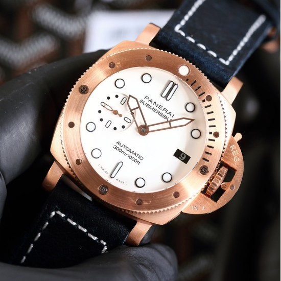 Panerai-Submersible PAM2223 42mm RG/RU White Dial VSF P900