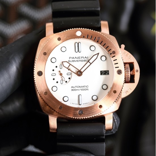 Panerai-Submersible PAM2223 42mm RG/RU White Dial VSF P900
