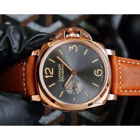 Panerai-Luminor Due PAM1274 42mm RG/LE Grey Dial V7F P900