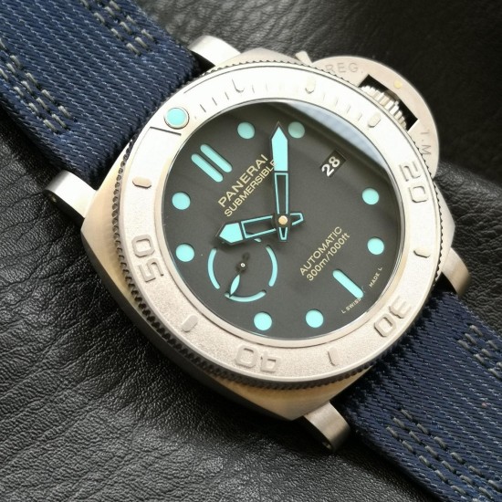 Panerai-Submersible PAM985 Mike Horn 47mm TI/NY Black Dial VSF P9010