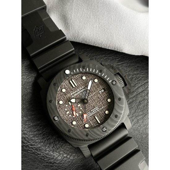 Panerai-PAM1039 Submersible Luna Rossa GMT 47mm Carbon/RU VSF P9010 Super Clone