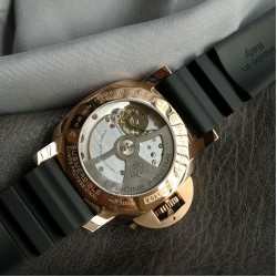 Panerai-Submersible PAM974 42mm RG/LE Black Dial VSF OP XXXIV