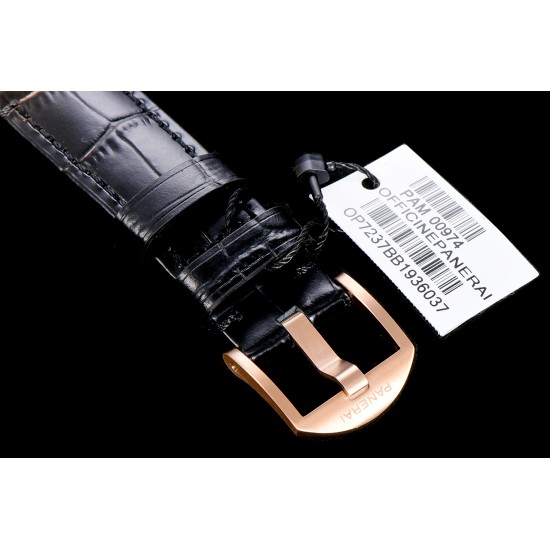 Panerai-Submersible PAM974 42mm RG/LE Black Dial VSF OP XXXIV