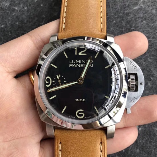 Panerai- Luminor Pam127 47mm SS/LE Black Dial ZF A6497
