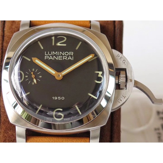 Panerai- Luminor Pam127 47mm SS/LE Black Dial ZF A6497