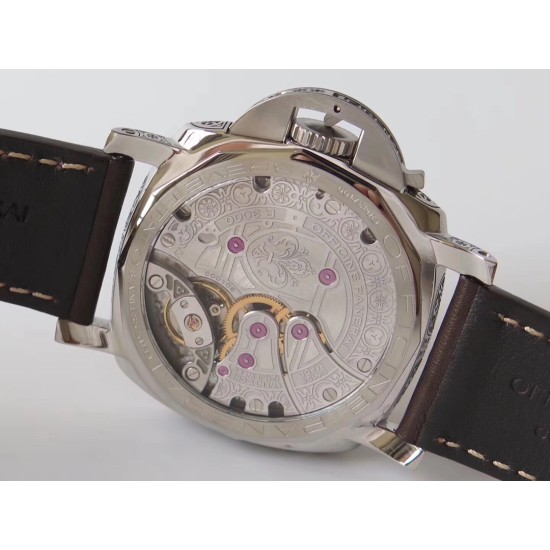 Panerai-PAM972 Luminor Firenze RARE Anthracite 47mm Grey Dial SS/LE V9F A3000