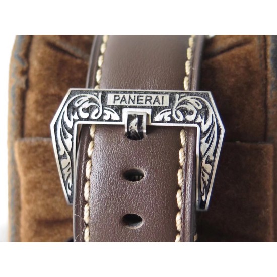 Panerai-PAM972 Luminor Firenze RARE Anthracite 47mm Grey Dial SS/LE V9F A3000