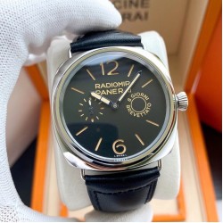 Panerai-Radiomir 8 Days Men's 45mm SS/LE Black Dial  King A2555