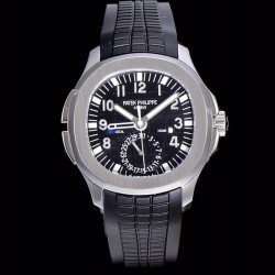 Patek Philippe - Aquanaut Travel Time 5164A 41mm SS/RU Blk GRF V2 MY9015 Mod