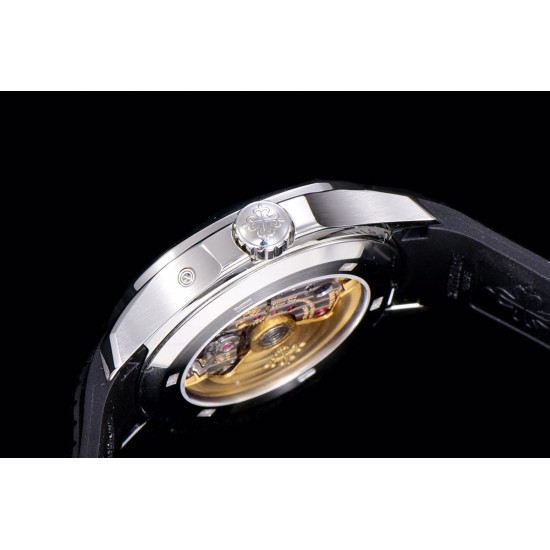Patek Philippe - Aquanaut Travel Time 5164A 41mm SS/RU Blk GRF V2 MY9015 Mod