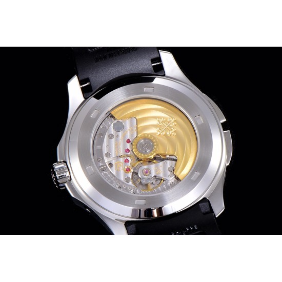 Patek Philippe - Aquanaut Travel Time 5164A 41mm SS/RU Blk GRF V2 MY9015 Mod