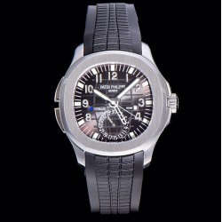 Patek Philippe - Aquanaut Travel Time 5164A 41mm SS/RU Grey GRF V2 MY9015 Mod