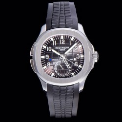 Patek Philippe - Aquanaut Travel Time 5164A 41mm SS/RU Grey GRF V2 MY9015 Mod