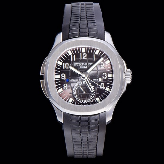 Patek Philippe - Aquanaut Travel Time 5164A 41mm SS/RU Grey GRF V2 MY9015 Mod