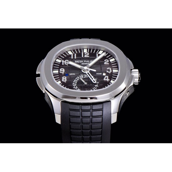 Patek Philippe - Aquanaut Travel Time 5164A 41mm SS/RU Grey GRF V2 MY9015 Mod