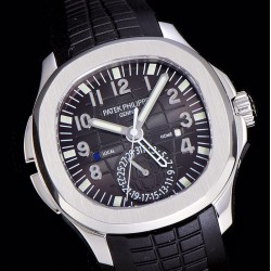 Patek Philippe - Aquanaut Travel Time 5164A 41mm SS/RU Grey GRF V2 MY9015 Mod