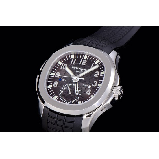 Patek Philippe - Aquanaut Travel Time 5164A 41mm SS/RU Grey GRF V2 MY9015 Mod