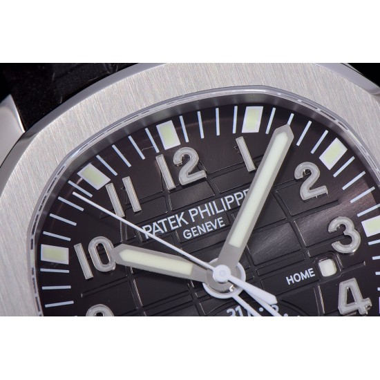 Patek Philippe - Aquanaut Travel Time 5164A 41mm SS/RU Grey GRF V2 MY9015 Mod