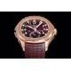 Patek Philippe - Aquanaut Travel Time 5164A 41mm RG/RU Brn GRF V2 MY9015 Mod