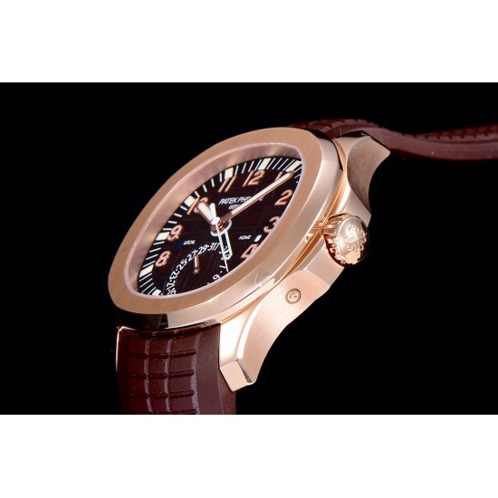 Patek Philippe - Aquanaut Travel Time 5164A 41mm RG/RU Brn GRF V2 MY9015 Mod
