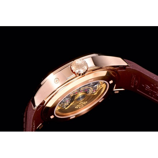 Patek Philippe - Aquanaut Travel Time 5164A 41mm RG/RU Brn GRF V2 MY9015 Mod