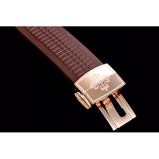 Patek Philippe - Aquanaut Travel Time 5164A 41mm RG/RU Brn GRF V2 MY9015 Mod