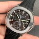 Patek Philippe - Aquanaut Travel Time 5164A 41mm SS/RU Blk GRF V2 MY9015 Mod
