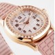 Patek Philippe - Aquanaut Ladies 35.6mm Dia RG/RU Pink Dial PPF A324