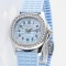 Patek Philippe - Aquanaut Ladies 35.6mm Dia RG/RU Ice Blue Dial PPF A324