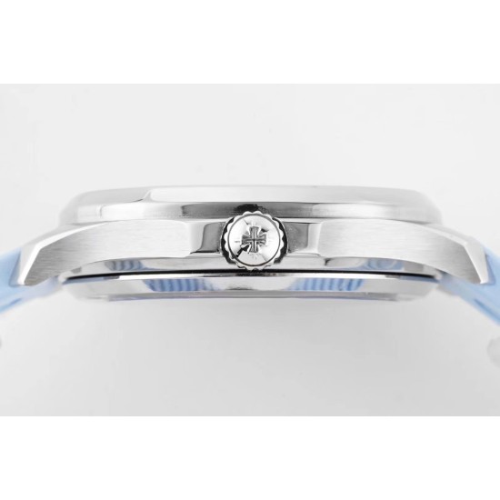 Patek Philippe - Aquanaut Ladies 35.6mm Dia RG/RU Ice Blue Dial PPF A324