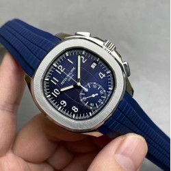 Patek Philippe - Aquanaut Chronograph 5968A 42mm SS/RU Blue OMF Asian 7750