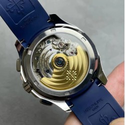 Patek Philippe - Aquanaut Chronograph 5968A 42mm SS/RU Blue OMF Asian 7750
