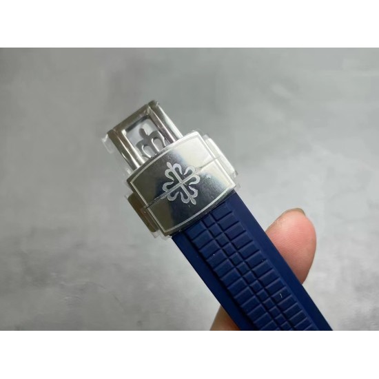 Patek Philippe - Aquanaut Chronograph 5968A 42mm SS/RU Blue OMF Asian 7750