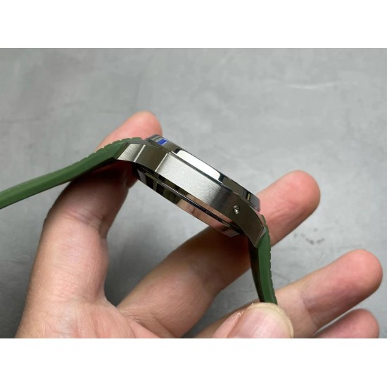 Patek Philippe - Aquanaut Chronograph 5968A 42mm SS/RU Green OMF Asian 7750