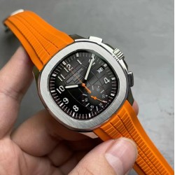 Patek Philippe - Aquanaut Chronograph 5968A 42mm SS/RU Black OMF Asian 7750