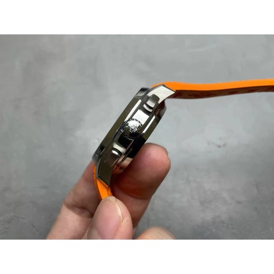 Patek Philippe - Aquanaut Chronograph 5968A 42mm SS/RU Black OMF Asian 7750