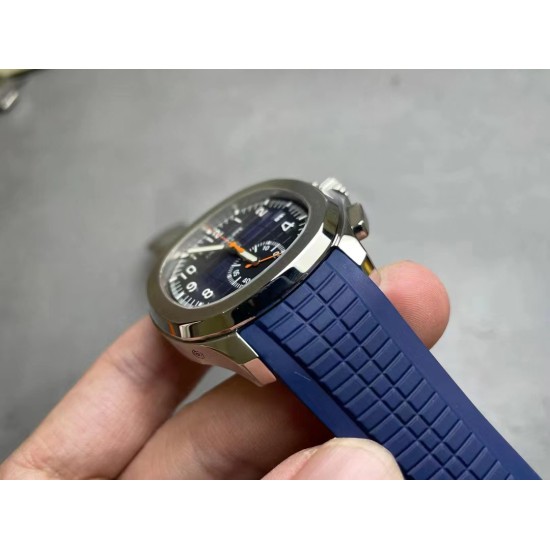 Patek Philippe - Aquanaut Chronograph 5968A 42mm SS/RU Blue OMF Asian 7750