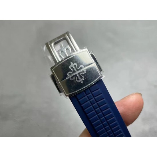 Patek Philippe - Aquanaut Chronograph 5968A 42mm SS/RU Blue OMF Asian 7750