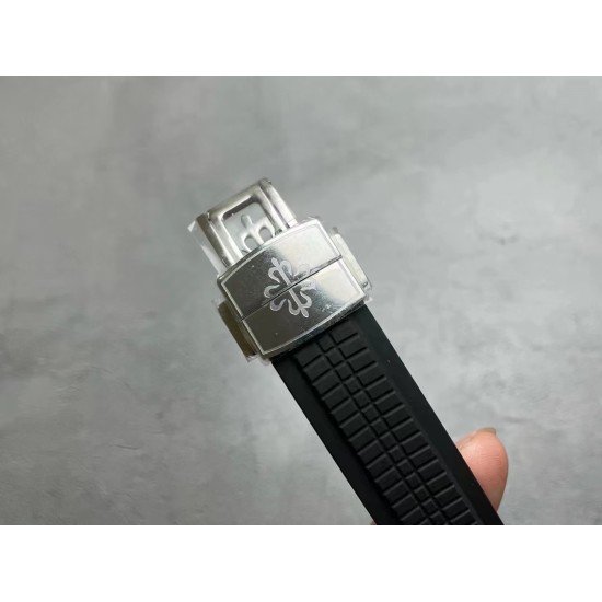 Patek Philippe - Aquanaut Chronograph 5968A 42mm SS/RU Grey OMF Asian 7750