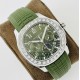 Patek Philippe - Aquanaut Travel Time 40mm Diamonds SS/RU Green Dial PPF A324