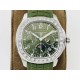 Patek Philippe - Aquanaut Travel Time 40mm Diamonds SS/RU Green Dial PPF A324