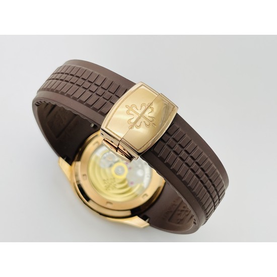 Patek Philippe - Aquanaut Travel Time 40mm Diamonds RG/RU Brown Dial PPF A324