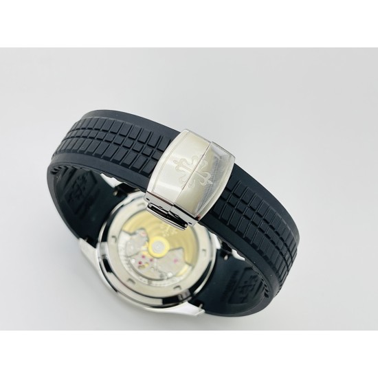 Patek Philippe - Aquanaut Travel Time 40mm Diamonds SS/RU Black Dial PPF A324