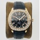 Patek Philippe - Aquanaut Travel Time 40mm Diamonds RG/RU Black Dial PPF A324