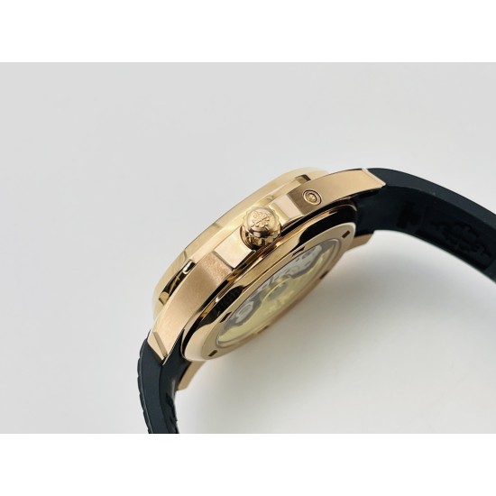 Patek Philippe - Aquanaut Travel Time 40mm Diamonds RG/RU Black Dial PPF A324