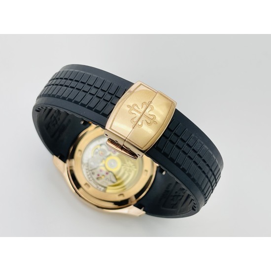 Patek Philippe - Aquanaut Travel Time 40mm Diamonds RG/RU Black Dial PPF A324